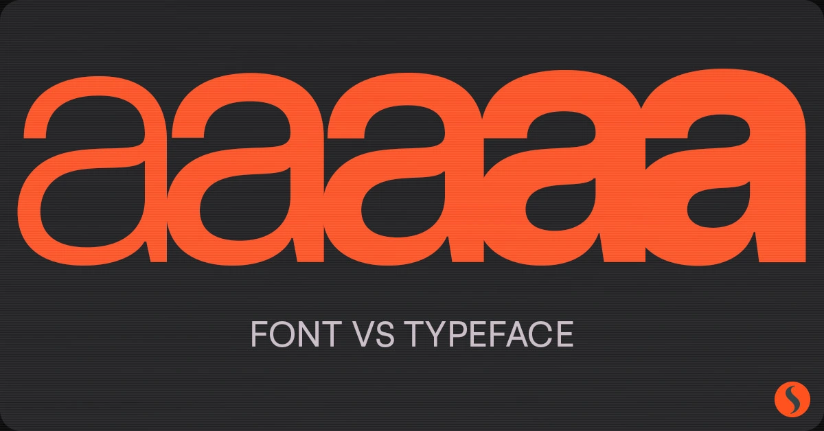 font vs typeface