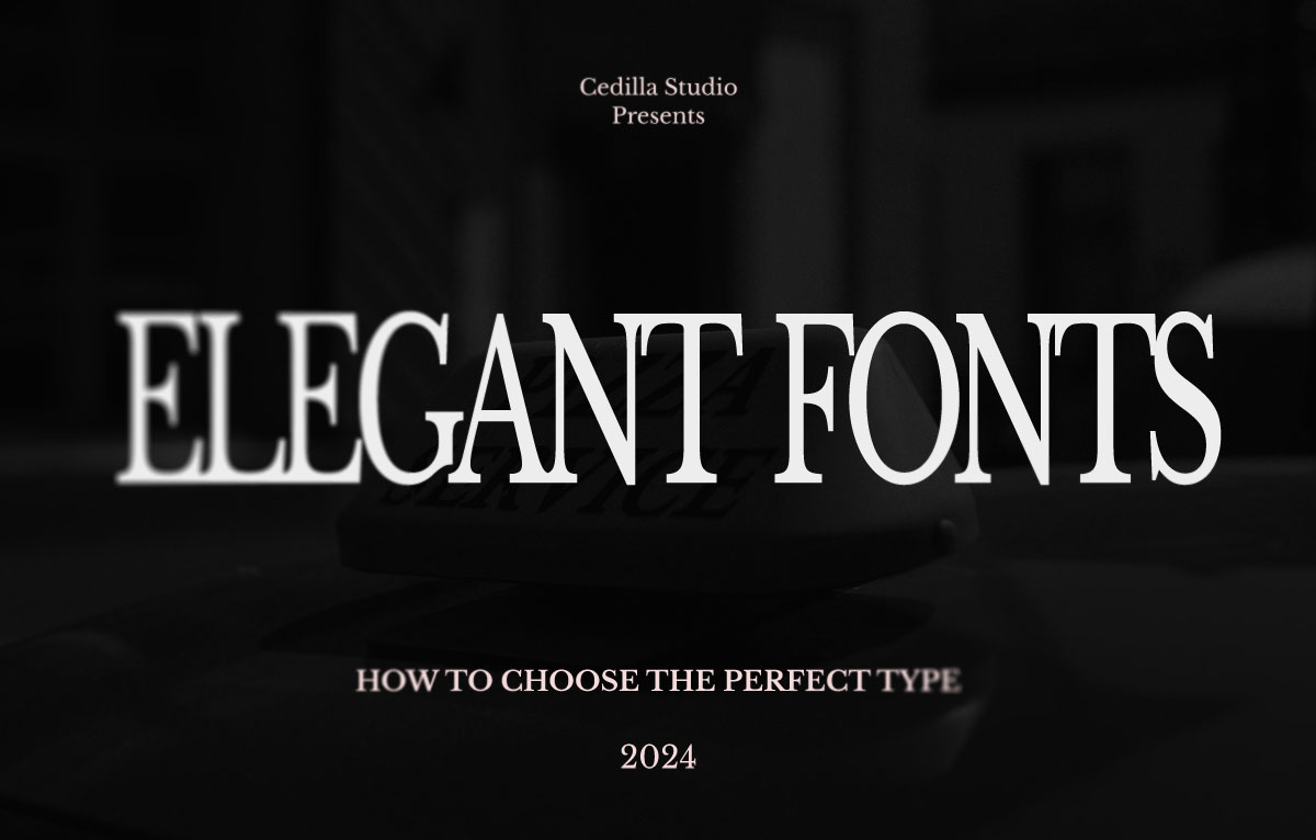 Elegant fonts and their importance in design