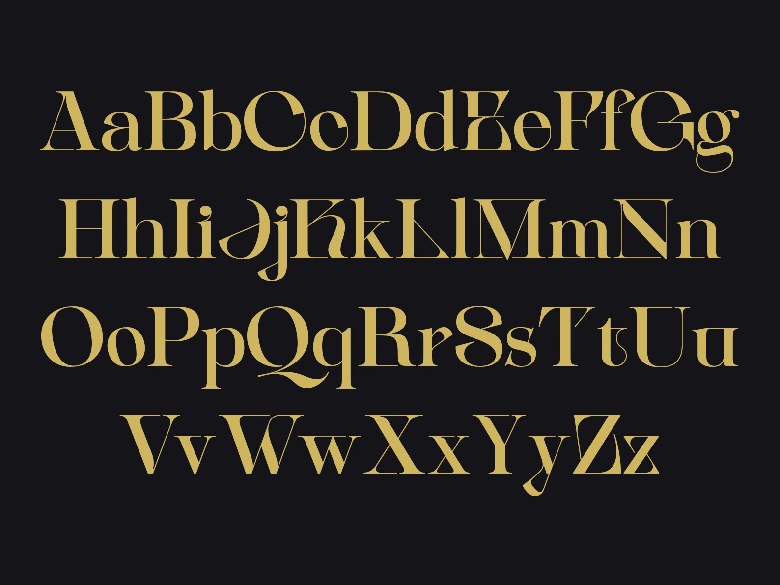 endless a display serif font