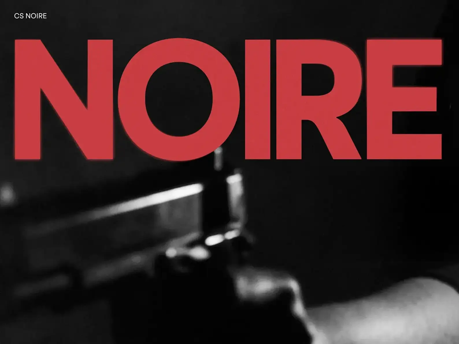 Introducing CS Noire font