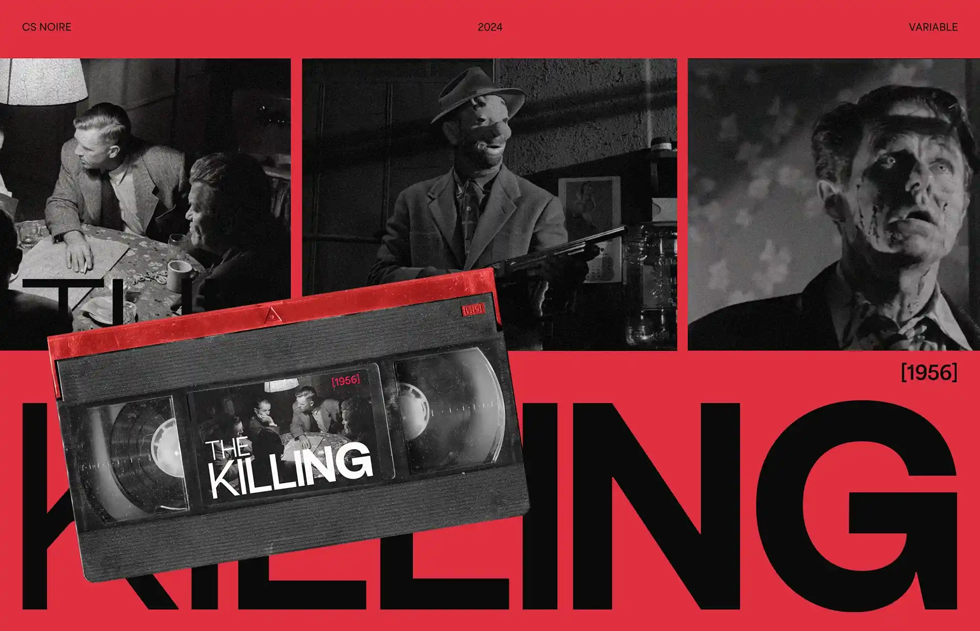 The Killing 1956 in contemporary sans serif font.