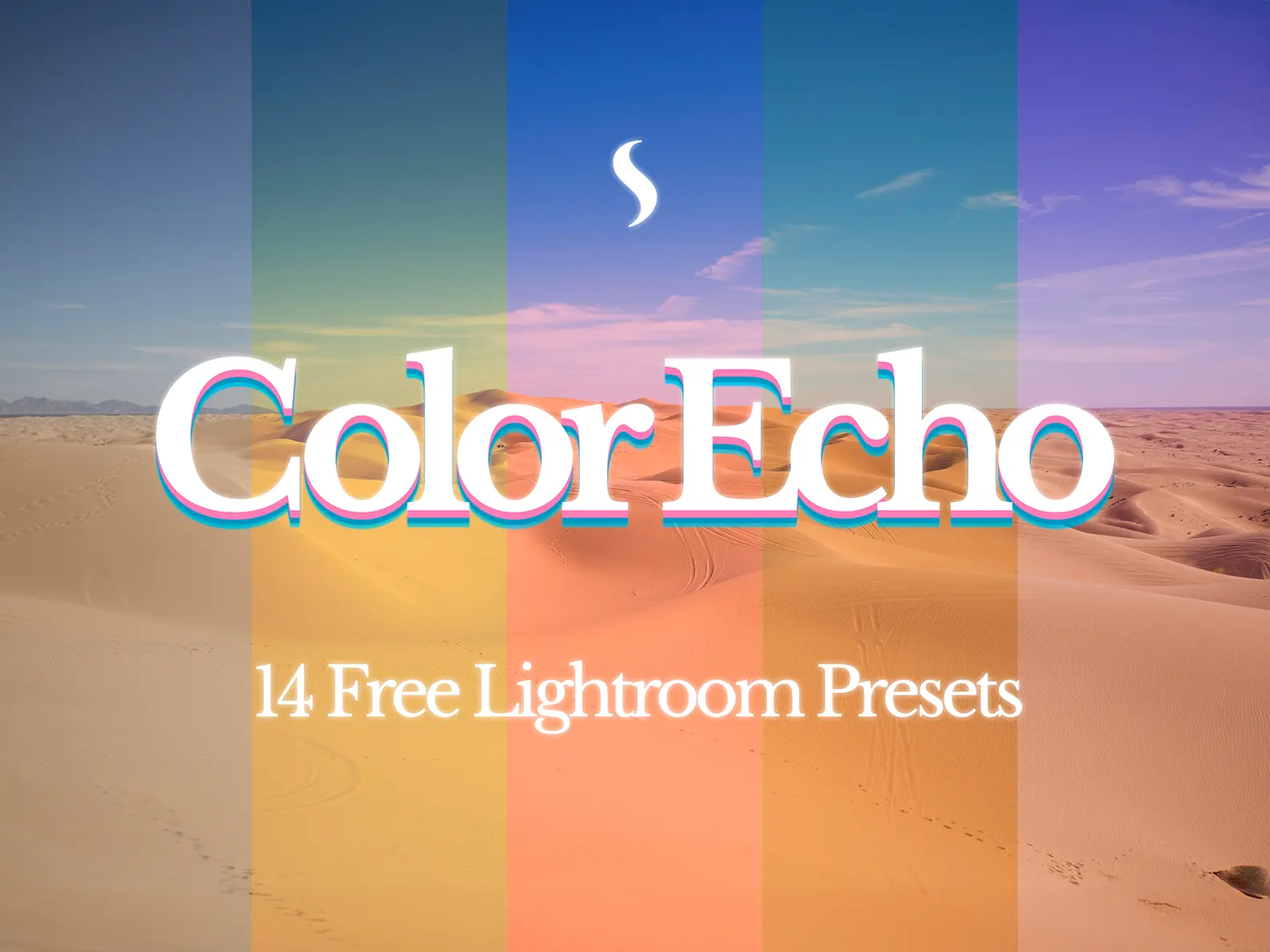 Introduction image for lightroom preset pack called Color Echo.