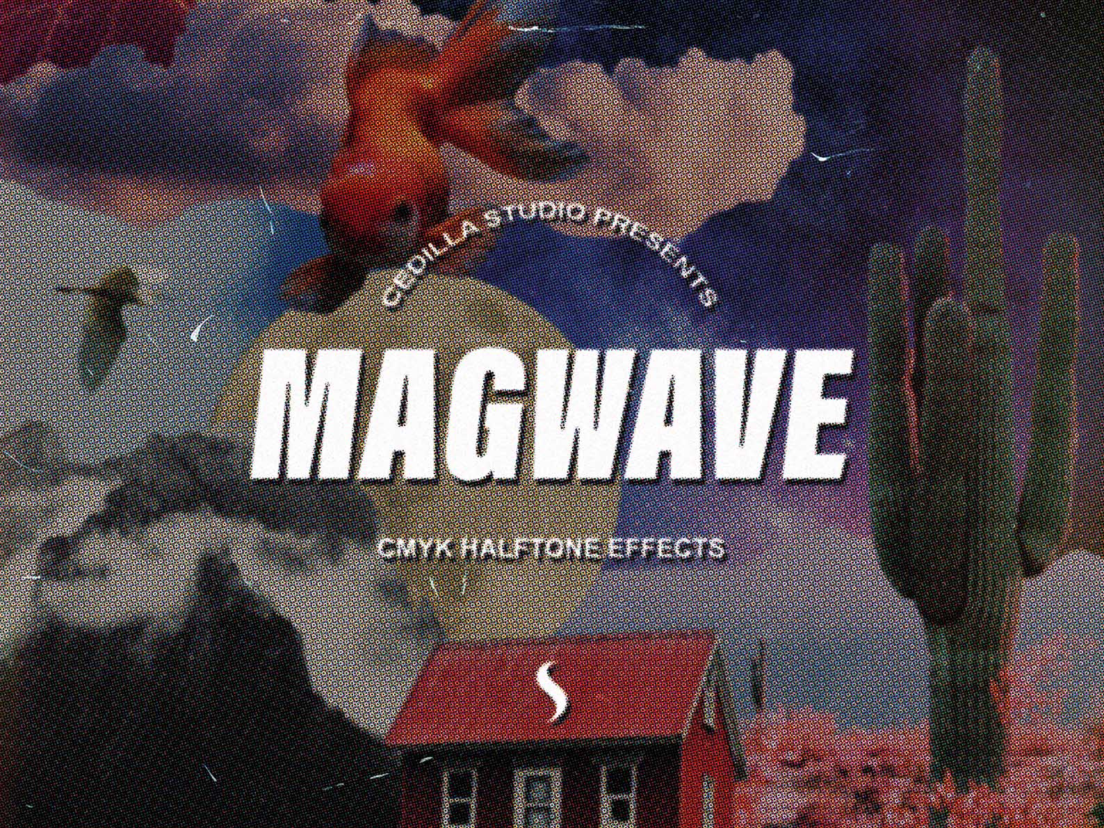 magwave photoshop cmyk halftone effect generator